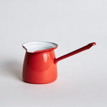 Load image into Gallery viewer, Coral Enamel Stove Pot