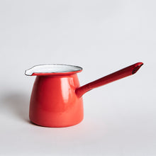 Load image into Gallery viewer, Coral Enamel Stove Pot