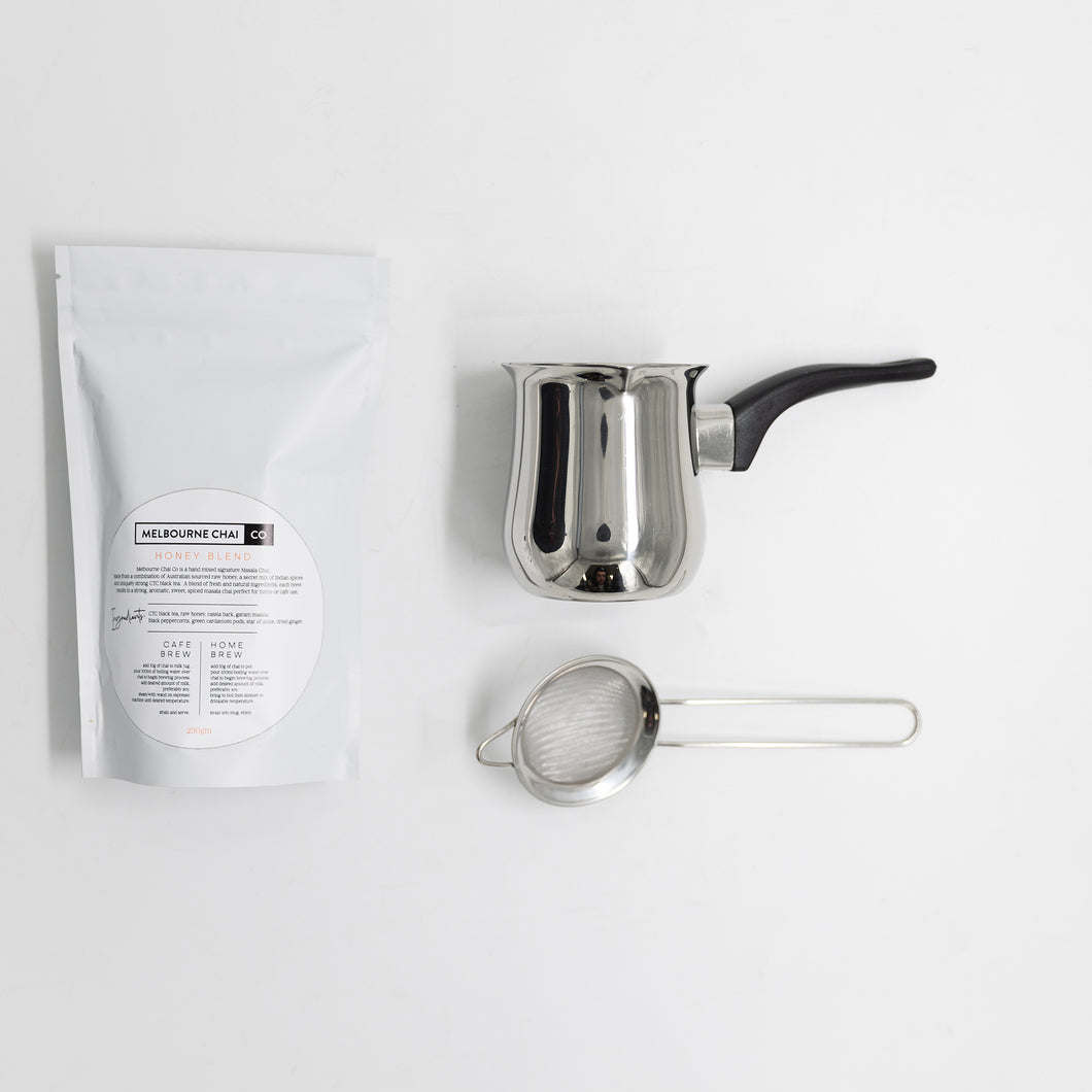 Chai Starter Kit (Steel Pot)